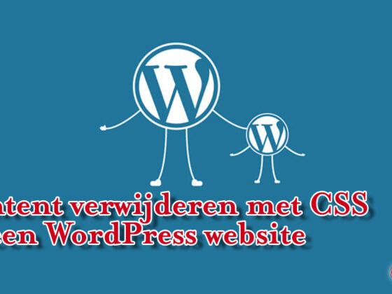 Content verwijderen met CSS op een WordPress website
